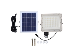 Lámpara solar LED impermeable para uso exterior en jardines, paredes y calles.