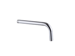 Tubo de extensión de ducha tipo lluvia, brazo de ducha de 90 para cabezal de ducha, montaje en pared Plata