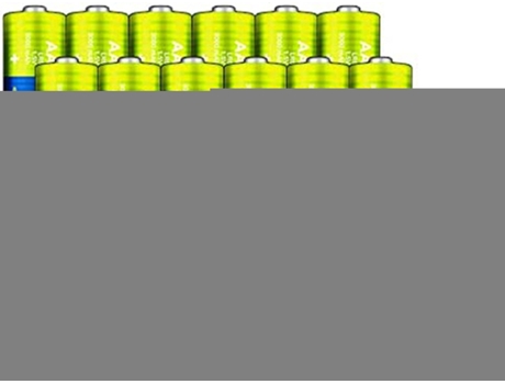 Pilas Aa Pilas Alcalinas Potencia Doble a 24 Unidades Aa 24 Unid HTW