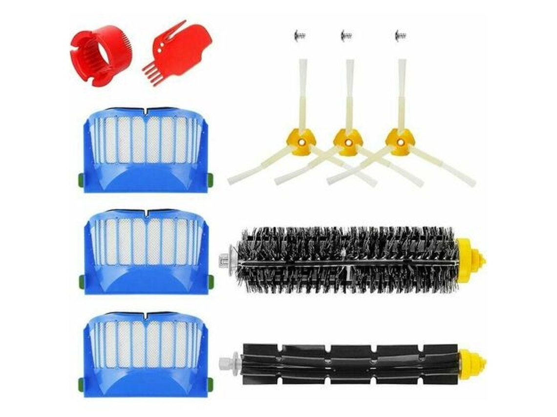 Kit de accesorios para Irobot Roomba serie 600 671 692 694 697 698 650 651 660 690 piezas de repuesto del rodillo del filtro del cepillo Zhuoxuan