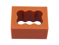 Abrazadera De Soldadura Por Puntos Ajustable Para Batería 18650 Con Dos Filas (2x3 Piezas)