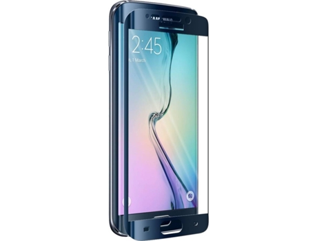 Protector Cristal Templado Samsung Galaxy S6 Edge Multi4You Full Cover 3D Negro