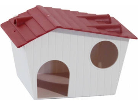 Nido para Hamsters ORNIEX (Rojo - 14x9x11cm)