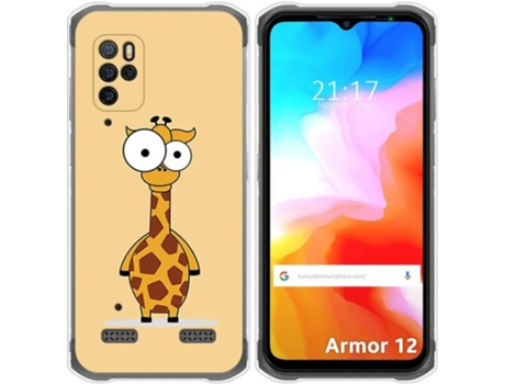 Carcasa Ulefone Armor 12 5G TUMUNDOSMARTPHONE Dibujos Jirafa Multicolor