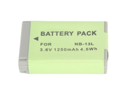 Batería De Iones De Litio Nb 13l De 3,6 V Y 1250 Mah Para Cámaras G7x2, G7x3, G5x, G9x, Sx720hs, Sx730, G1 Mark Ii, Mark2 Y Mark Iii.