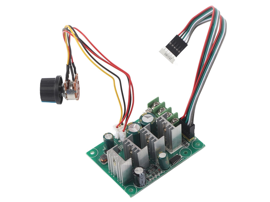 Controlador De Velocidad Para Motor De Cc De 6v-60v 30a Con Pantalla Digital Ajustable