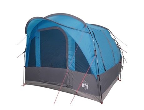 Tienda de campaña túnel para 3 personas VIDAXL impermeable azul