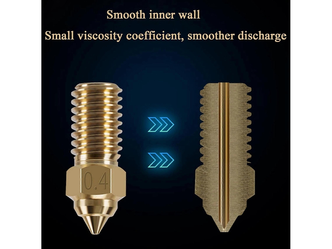 20pcs Nozzles Kit For Elegoo Neptune 4 Series, 3d Printer Parts Brass 0.4mm Nozzles Kit For Elegoo Neptune 4, 4 Pro