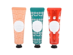 Set de 3 cremas de manos de 30 ml x 3 unidades. Hidratante, iluminadora y para el cuidado de las manos.