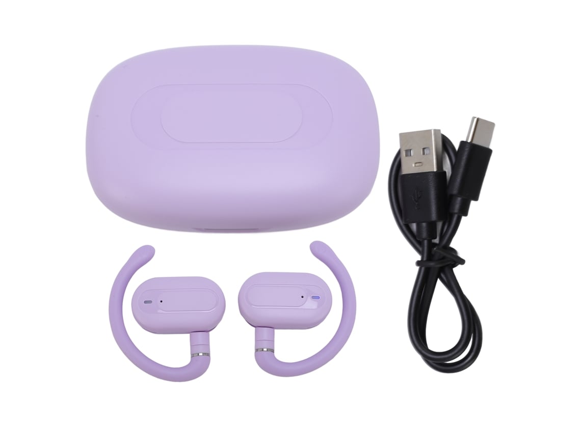 Auriculares Bluetooth Con Cancelación De Ruido Y Traducción, Compatibles Con 144 Idiomas, Traducción En Tiempo Real, Color Morado.