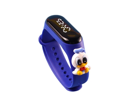 Smartwatch Muñeca electrónica de dibujos animados Muñeca de dibujos animados con pantalla táctil para estudiantes A-Sapphire Blue