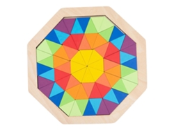 Rompecabezas arcoíris Juguete geométrico educativo Tangram My Slowmoose