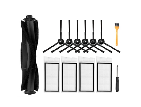 13pcs filtro hepa escova lateral principal para roidmi eve plus escova de limpeza