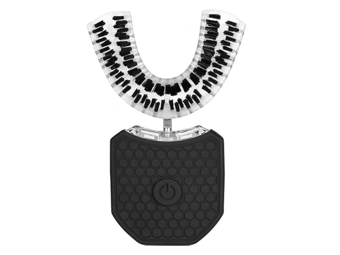 Cepillo de dientes eléctrico para adultos, cepillo de dientes automático en forma de U de limpieza de 360, cabezal de cepillo en forma de U IKIKSO
