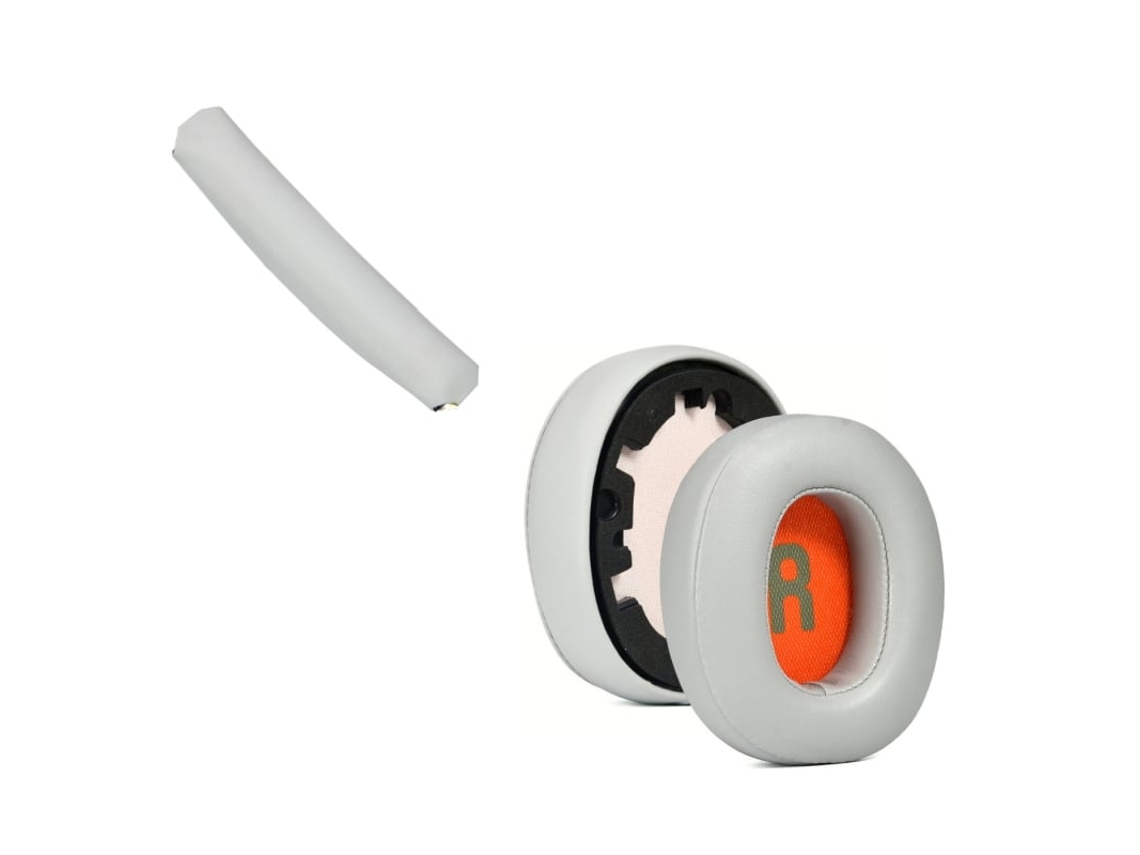 Almohadillas para los oídos Szsmart para JBL Jr460nc (1 par, gris)