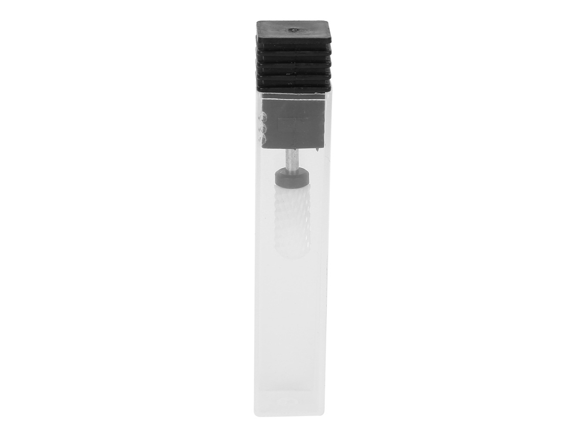 Cabezal de lijado cilíndrico de cerámica para máquinas eléctricas, grano extragrueso XC, negro. Accesorios de lijado.