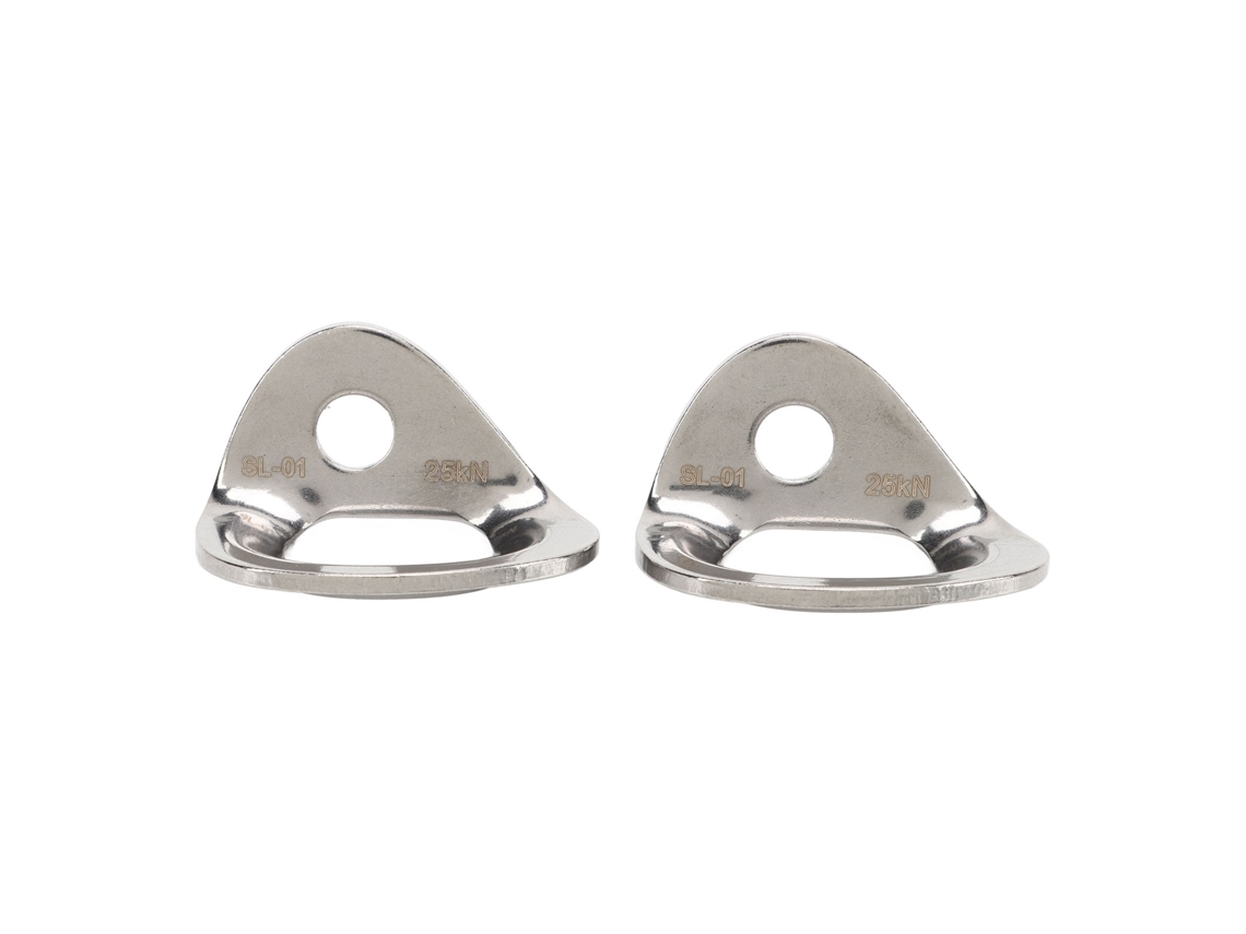 2 Soportes De Tornillo De Escalada De Acero Inoxidable 316, Gran Capacidad De Carga Para Trabajos En Altura Y Escalada.