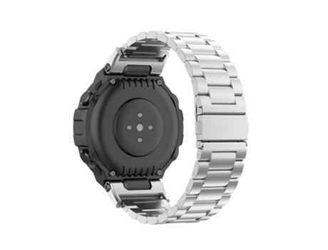 Correa de acero inoxidable para Huami Amazfit T-Rex Pro/Amazfit T-Rex - plata