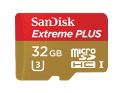 Tarjeta Micro SD SANDISK Extreme PLUS 32GB 95MB/s V30 4KUltra + Rescue PRO Deluxe