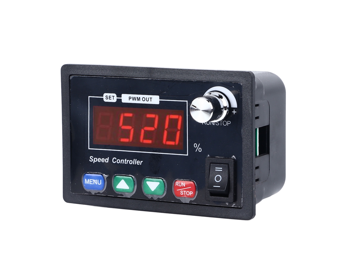 Controlador De Velocidad De Motor Dc 40a Con Pantalla Digital, Reversible Cw/ccw, Regulador 10-55v