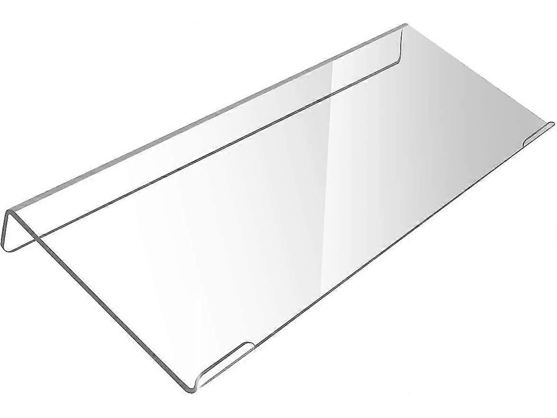 Soporte De Teclado Inclinado De Acrílico Transparente Premium Para Ordenador