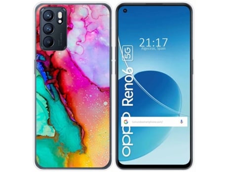 Carcasa Oppo Reno 6 5G TUMUNDOSMARTPHONE Dibujos Multicolor