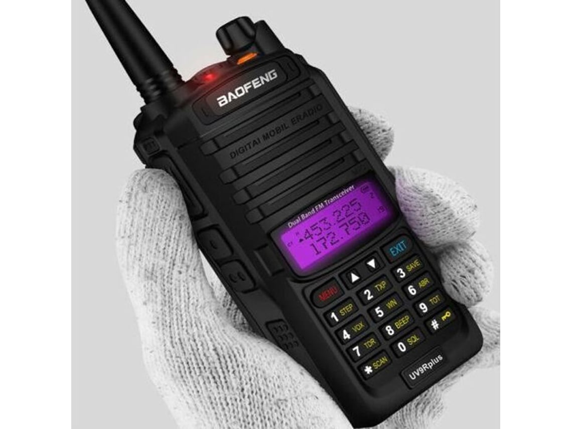 Baofeng UV-9R Plus 15W Radio bidireccional de banda dual VHF UHF Walkie Talkie Enchufe de la UE
