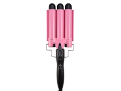 Plancha De Rizado De Cerámica Tourmalina Ajustable Por Temperatura Con Triple Tubo 28mm Para Cabello