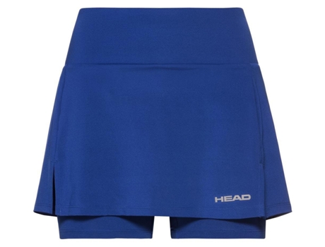 Falda para Mujer HEAD RACKET Club Basic Azul para Tenis (128 cm)