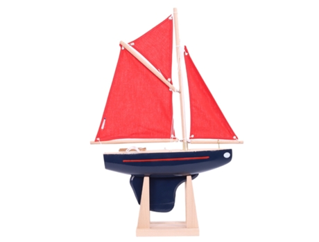 Barco TIROT (Madera - Azul - 30 cm)