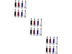 Juego de 3 mini linternas LED portátiles de aleación de aluminio para llaveros, ideales para acampar y hacer senderismo. Vayotoy