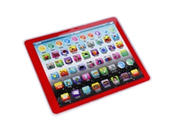 2026-tablet Para Niños Juguete De Aprendizaje De Inglés Números Letras Preescolar Electrónico Rojo