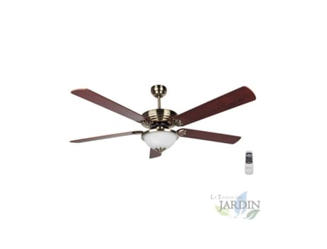 Ventilador de Techo ORBEGOZO 5 Palas Reversibles Luz 3 Velocidades