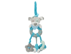 Peluche Educativo Colgante Para Cuna/silla De Bebé - Perro Azul
