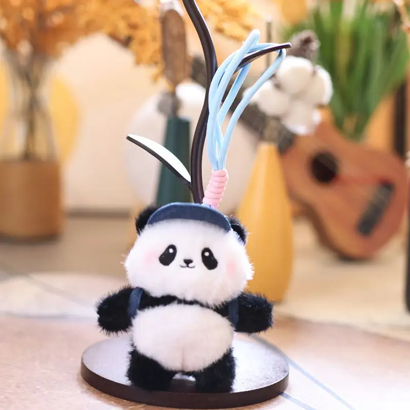 (estilo 1) Llavero De Panda Suave Y Esponjoso De 13 Cm, Adorno Para Bolso.