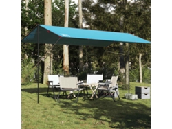 Lona de camping impermeable azul de 500x294 cm