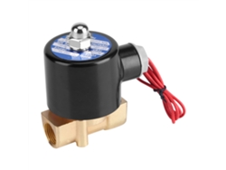 Válvula Solenoide Eléctrica Normalmente Cerrada 220v Dn10 3/8" Para Agua, Aceite, Aire, Gas