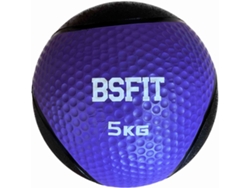 Balón Medicinal De Goma Pro 5 Kg Pelota Con Rebote Medicinal Bsfit