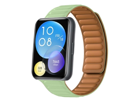 Correa Pulsera Magnética de Forte Conexión para Huawei Watch Fit 2 Verde Claro