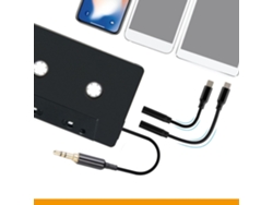 Adaptador De Casete Para Coche, Convertidor Adaptador Auxiliar De Casete Universal
