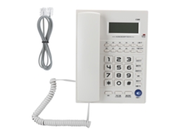 Teléfono fijo residencial (identificador de llamadas, alarma)