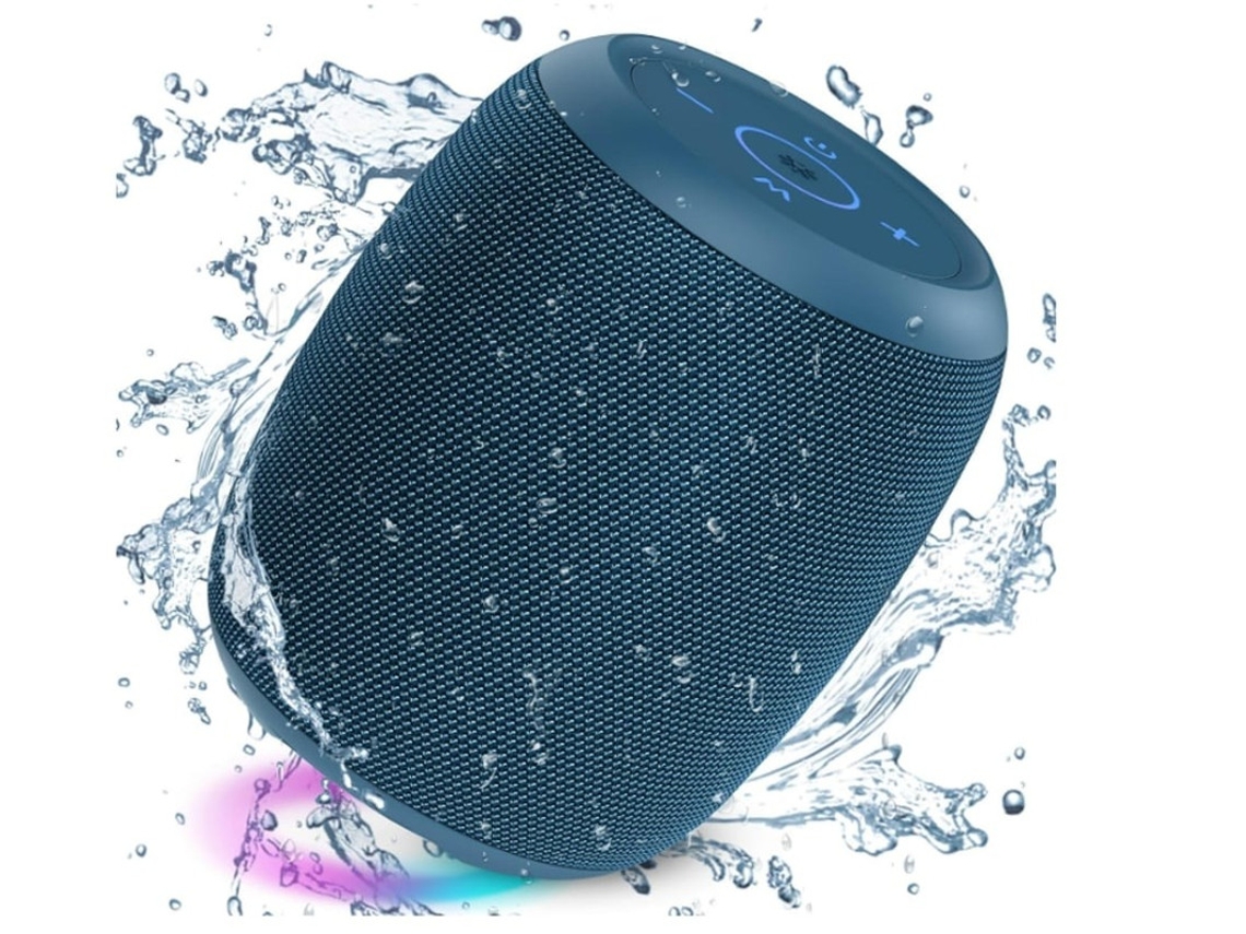 Altavoz Bluetooth 20W Estéreo Inalámbrico Altavoz de Graves IPX6 Altavoz 24 Horas de Tiempo de Reproducción Emparejamiento Yizhood