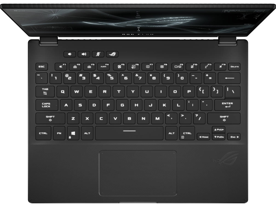Portátil Gaming ASUS Rog Flow X13 GV301QH-K6069T (AMD Ryzen 7 5800HS - NVIDIA GeForce GTX 1650 - RAM: 16 GB - 512 GB SSD PCIe - 13.4'')