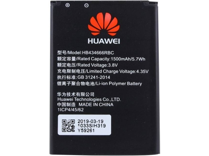 Bateria Huawei HB434666RBC Li-Ion Polymer E5573 E5577 R216 1500mAh Original