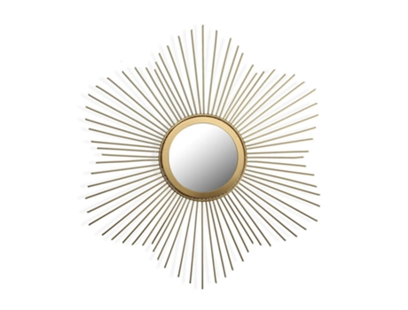 Espejo VERSA Dorado (Metal - 1.2 x 50 x 50 cm)