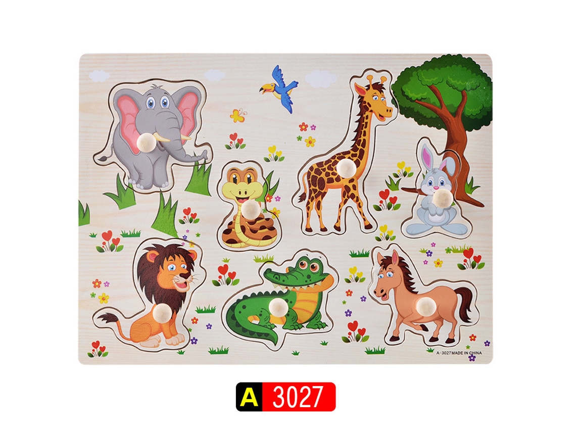 Juego de rompecabezas Digitallab AHC5 7 Animales en la Sabana (Edad mínima 3 años)