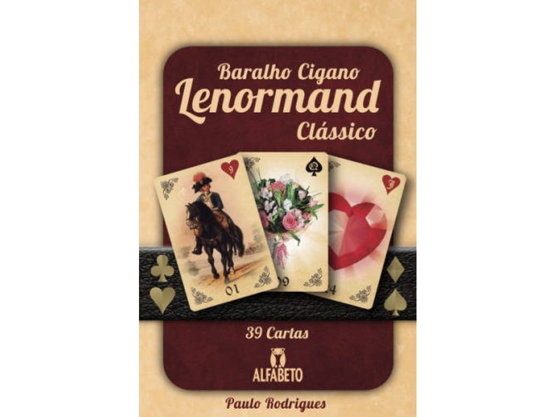 Libro Baralho Cigano - Lenormand Clássico de Paulo Rodrigues (Portugués)