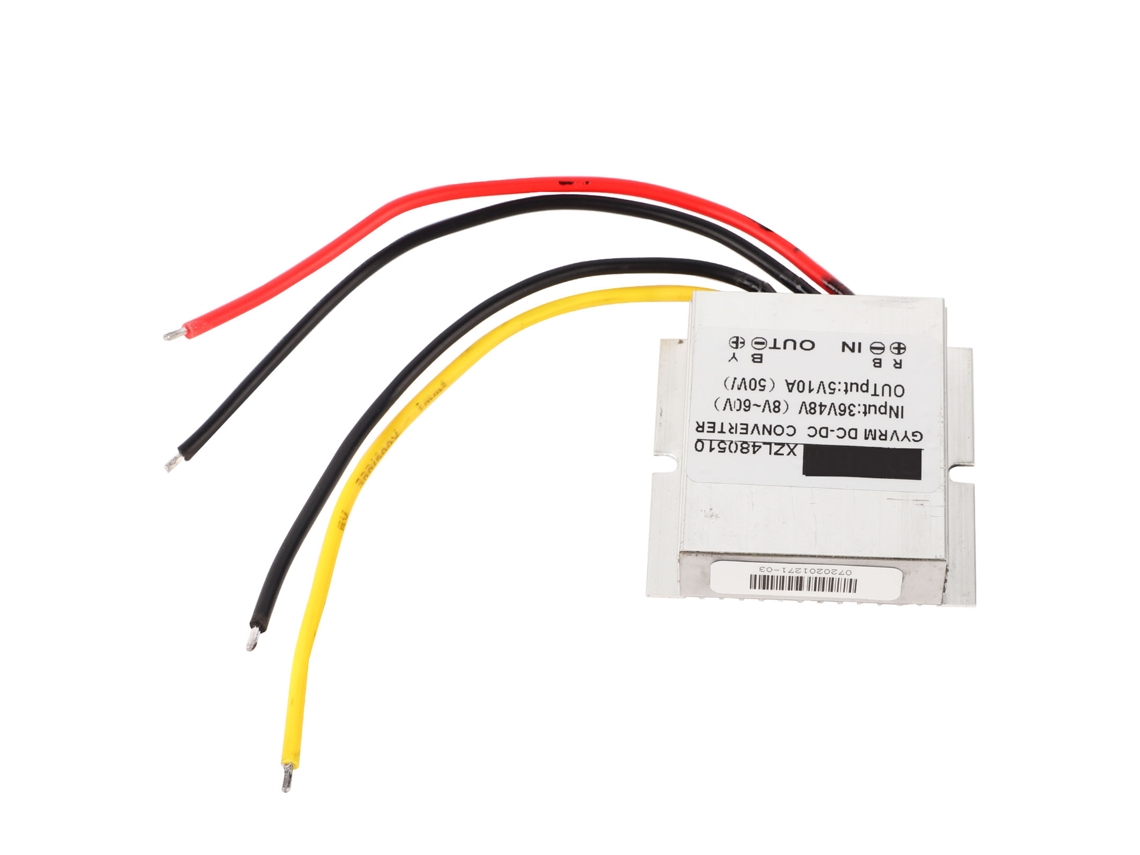 Convertidor Regulador Reductor De Voltaje Dc 48v A 5v 10a 50w Resistente Al Agua