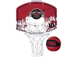 Canasta de Baloncesto WILSON Mini NBA Houston Rockets Rojo (Única)
