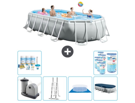 Piscina Tubular INTEX 26796GN-CB41 (13365 L - 274x122cm)